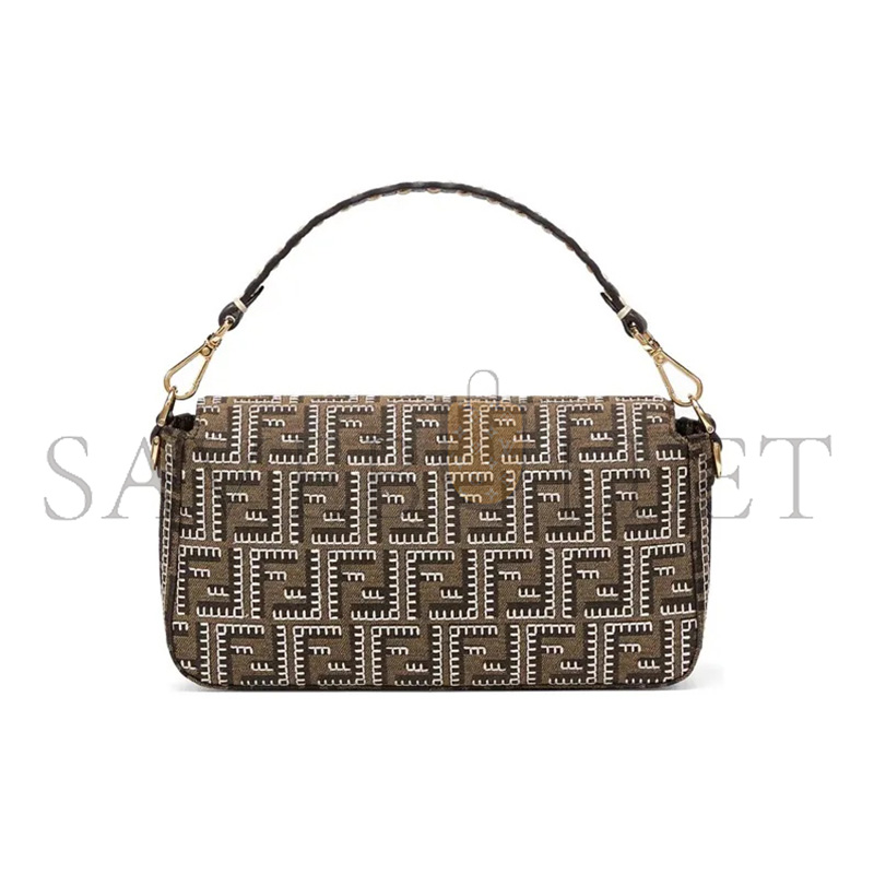 F**di ff monogram baguette shoulder bag 8br600ah9bf1fei (28*13*6cm)